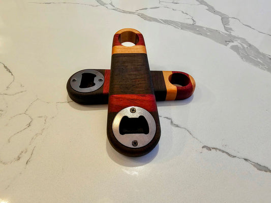 Multi-Wood Bottle Opener