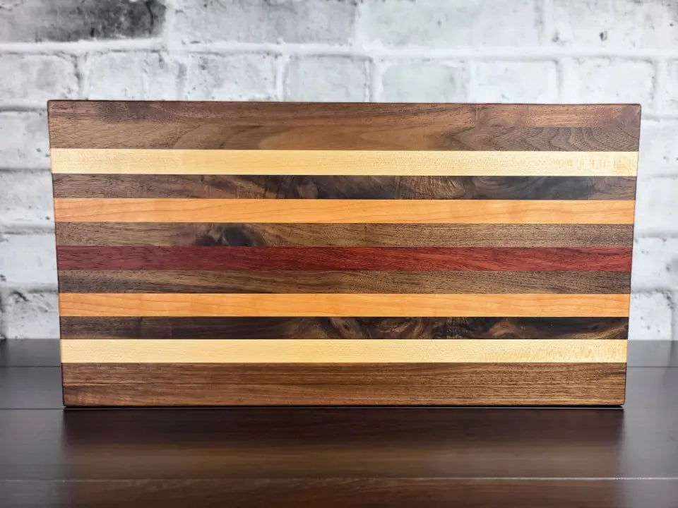 Medium Cutting Board - Maple, Mahogany, Cherry